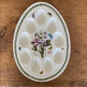 Portmeirion deviled egg dish botanic garden